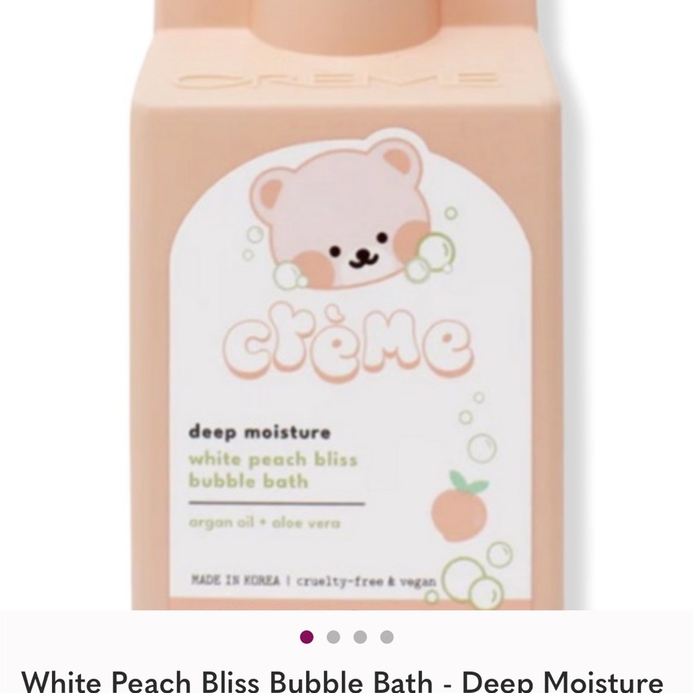 Crème White Peach Bliss Bubble Bath — New - Picture 3 of 3